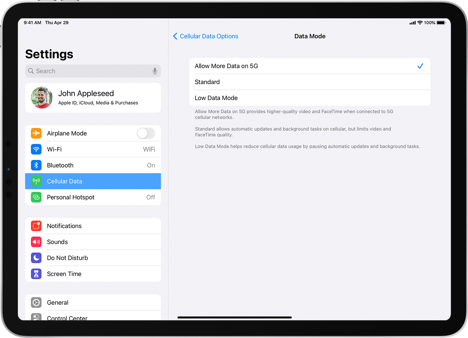 Apple Enables 5G Updates for iPadOS